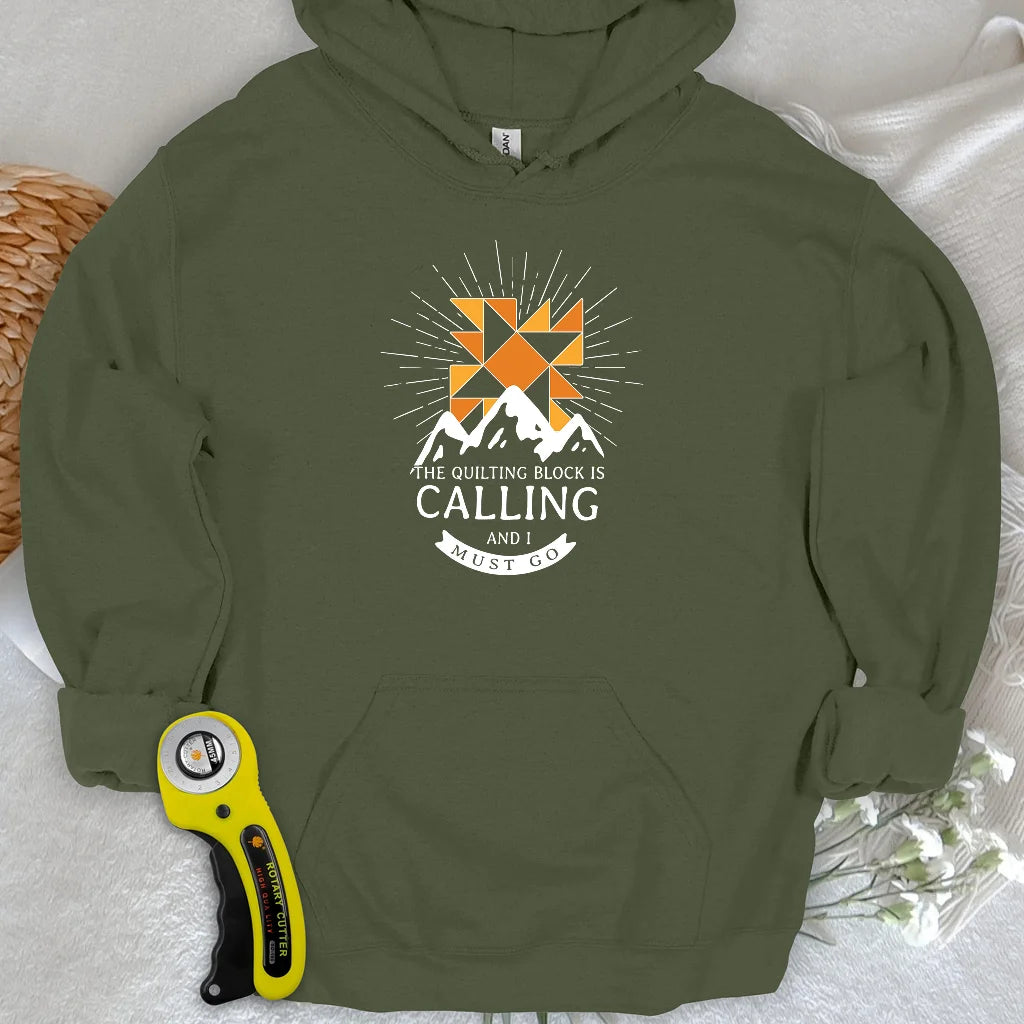 Quilt Block Calling Hoodie