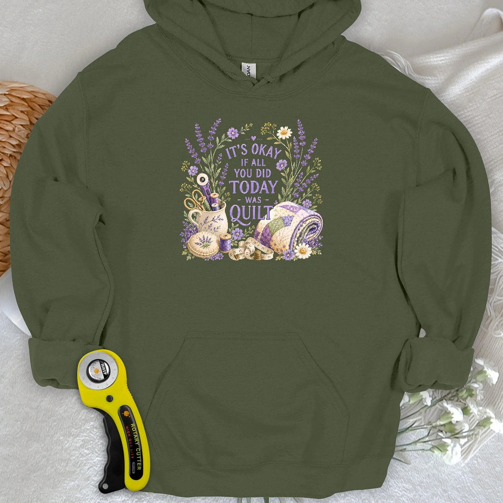 Quilt Days Are Productive Days Hoodie