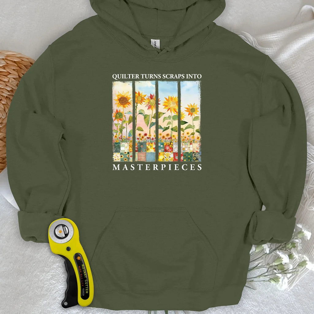 Sweat à capuche chef-d'œuvre matelassé