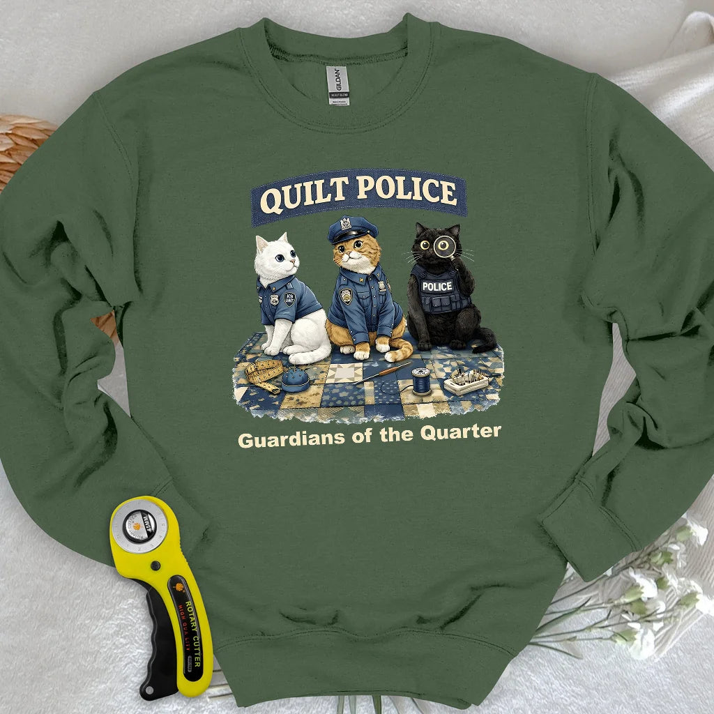 Quilt Police Sweatshirt