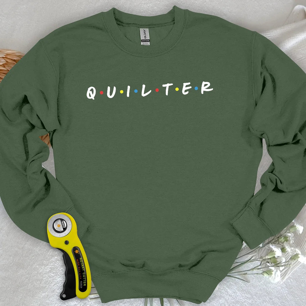 Sweat-shirt pour amies quilteuses