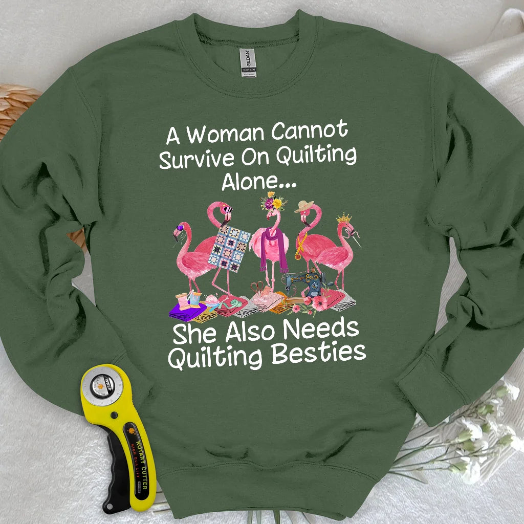 Quilting Besties Sweatshirt