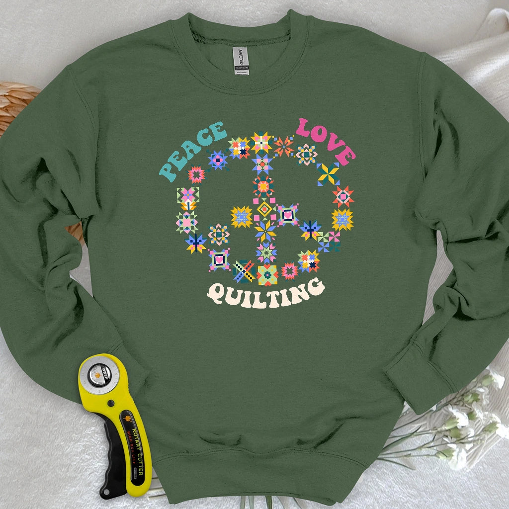 Quilting Brings Peace Sweatshirt