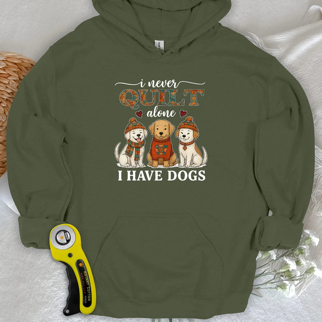 Quilting with Paws Hoodie