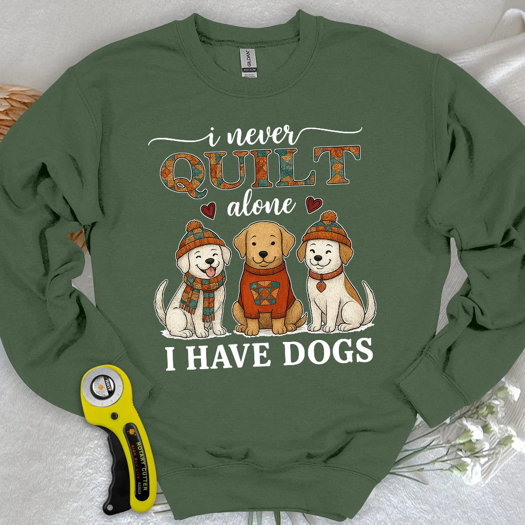 Quilting with Paws Sweatshirt