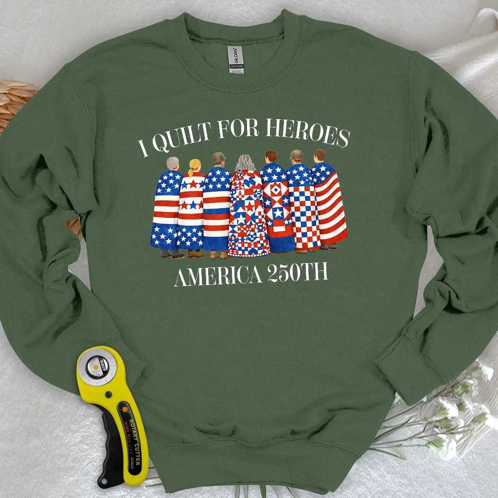 Quilts of Honor Sweatshirt