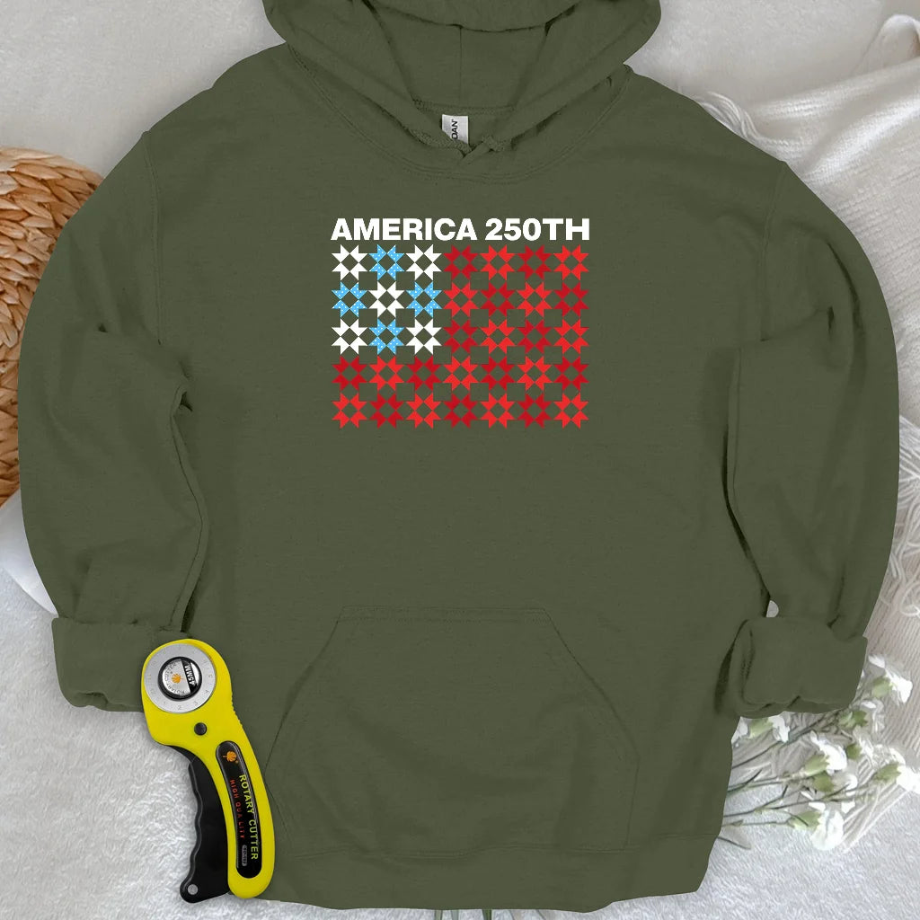Gesteppter Tribute Hoodie
