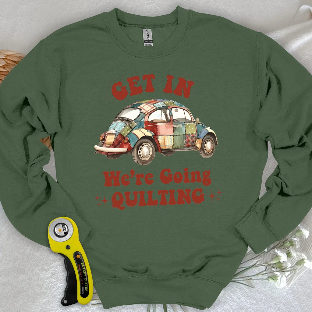 Quilty Road Trip Bug Sweatshirt