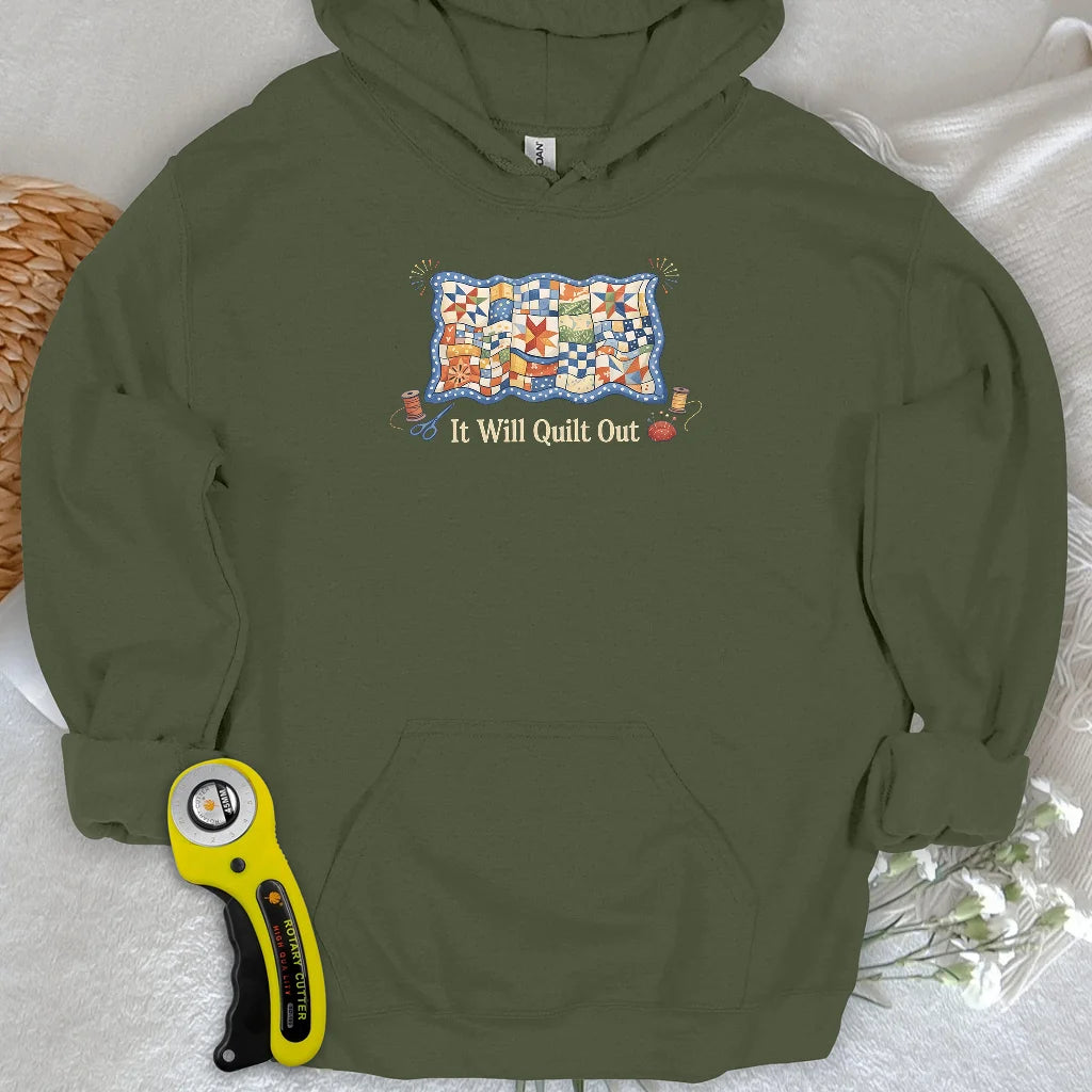Relax… It Will Quilt Out Hoodie