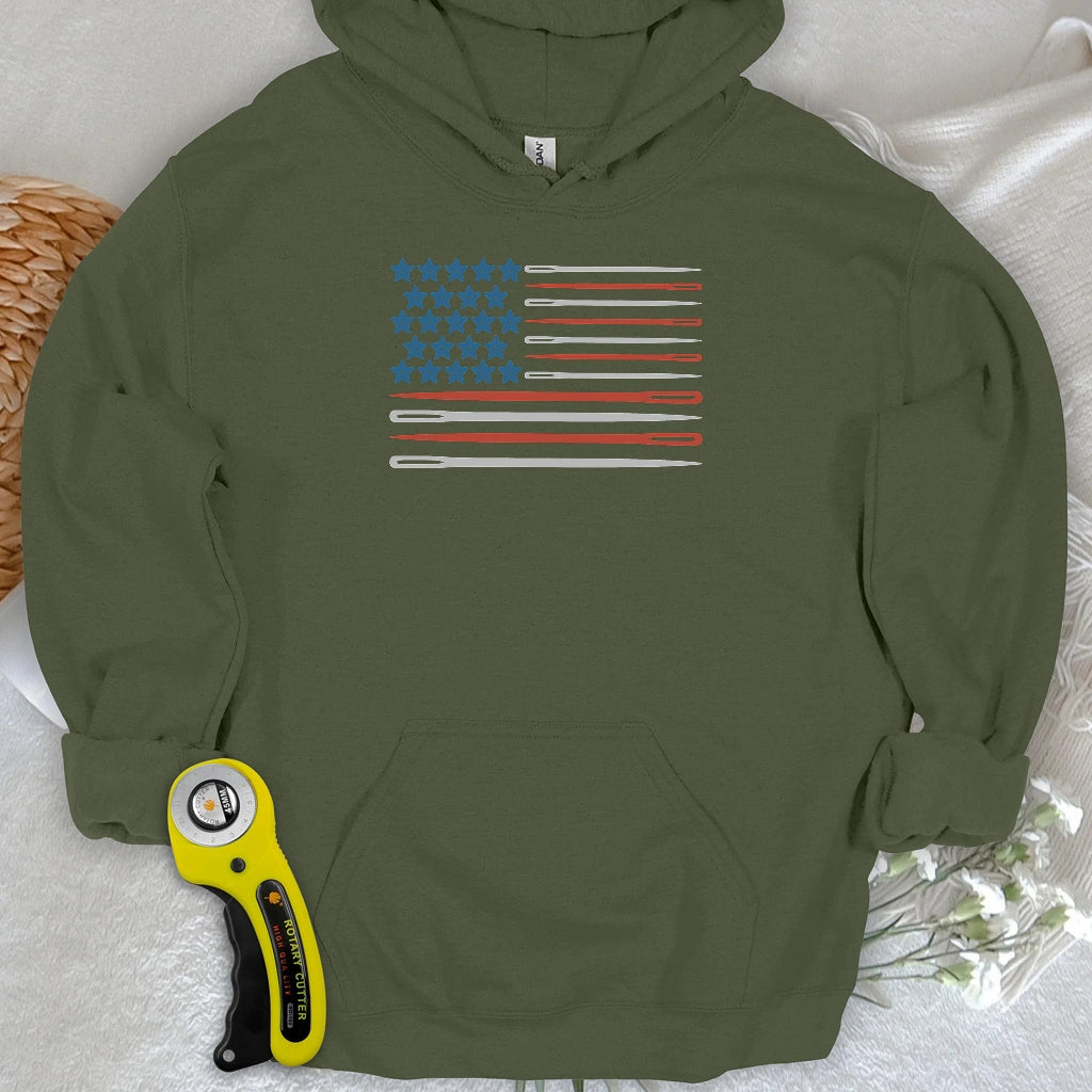 Sewing Flag Hoodie