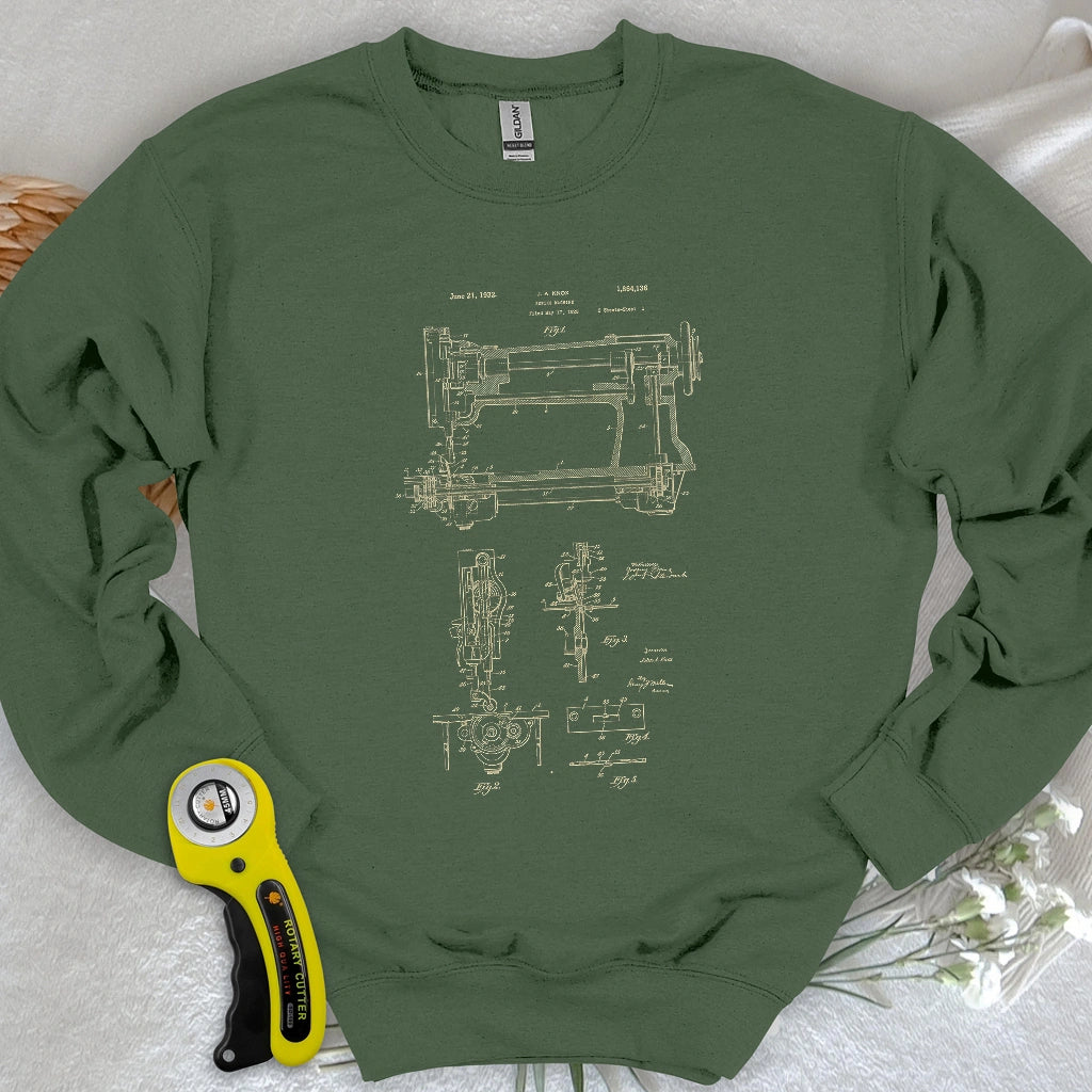 Sewing Pattern Sweatshirt