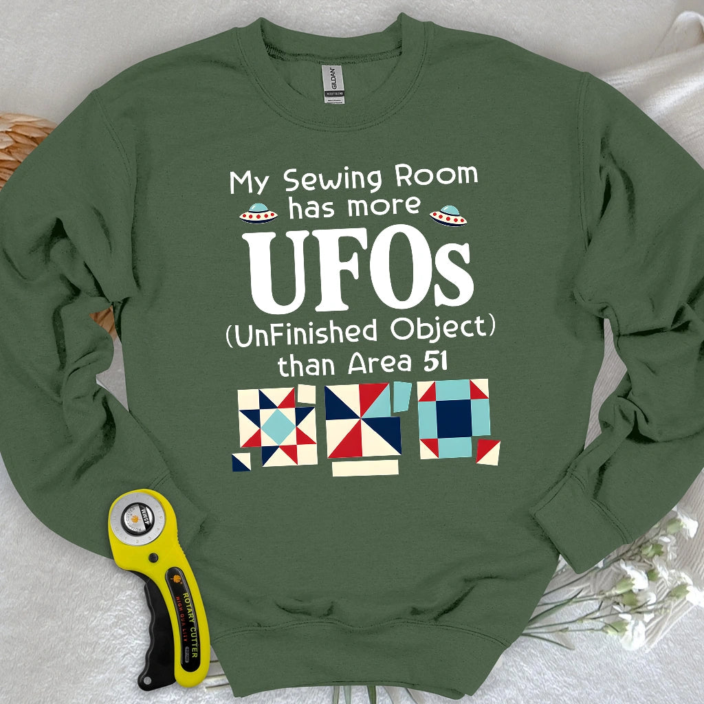Sewing UFOs Sweatshirt