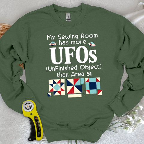 Felpa UFO del cucito