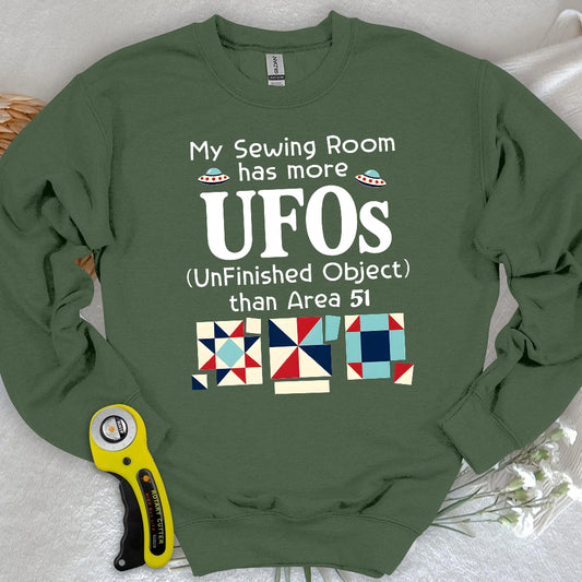 Sewing UFOs Sweatshirt