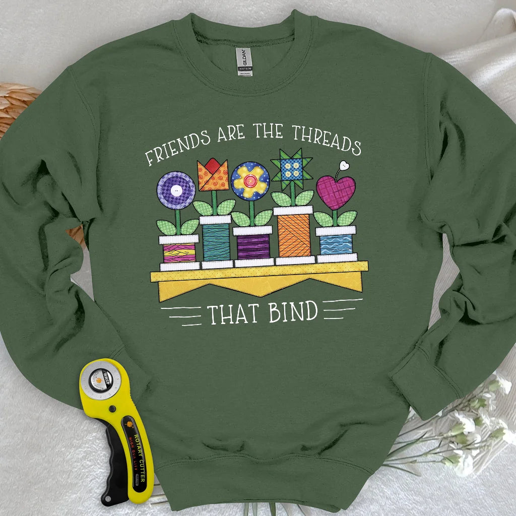 Spulblumen-Sweatshirt