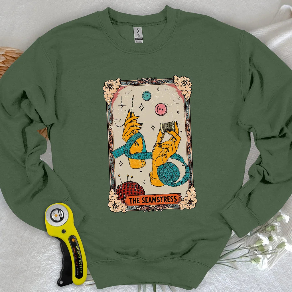 Tarot Card Seamstress Sweatshirt