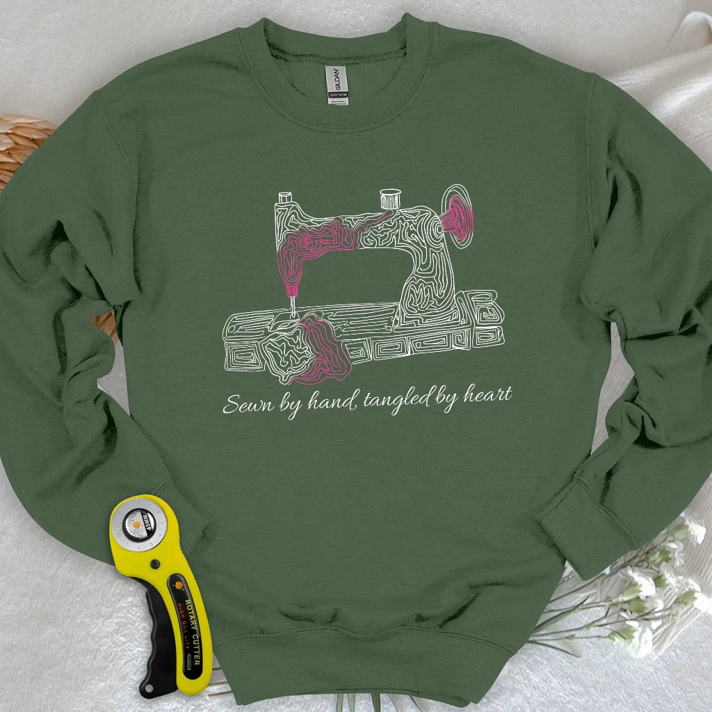 Le sweat-shirt L'enchevêtrement du cœur