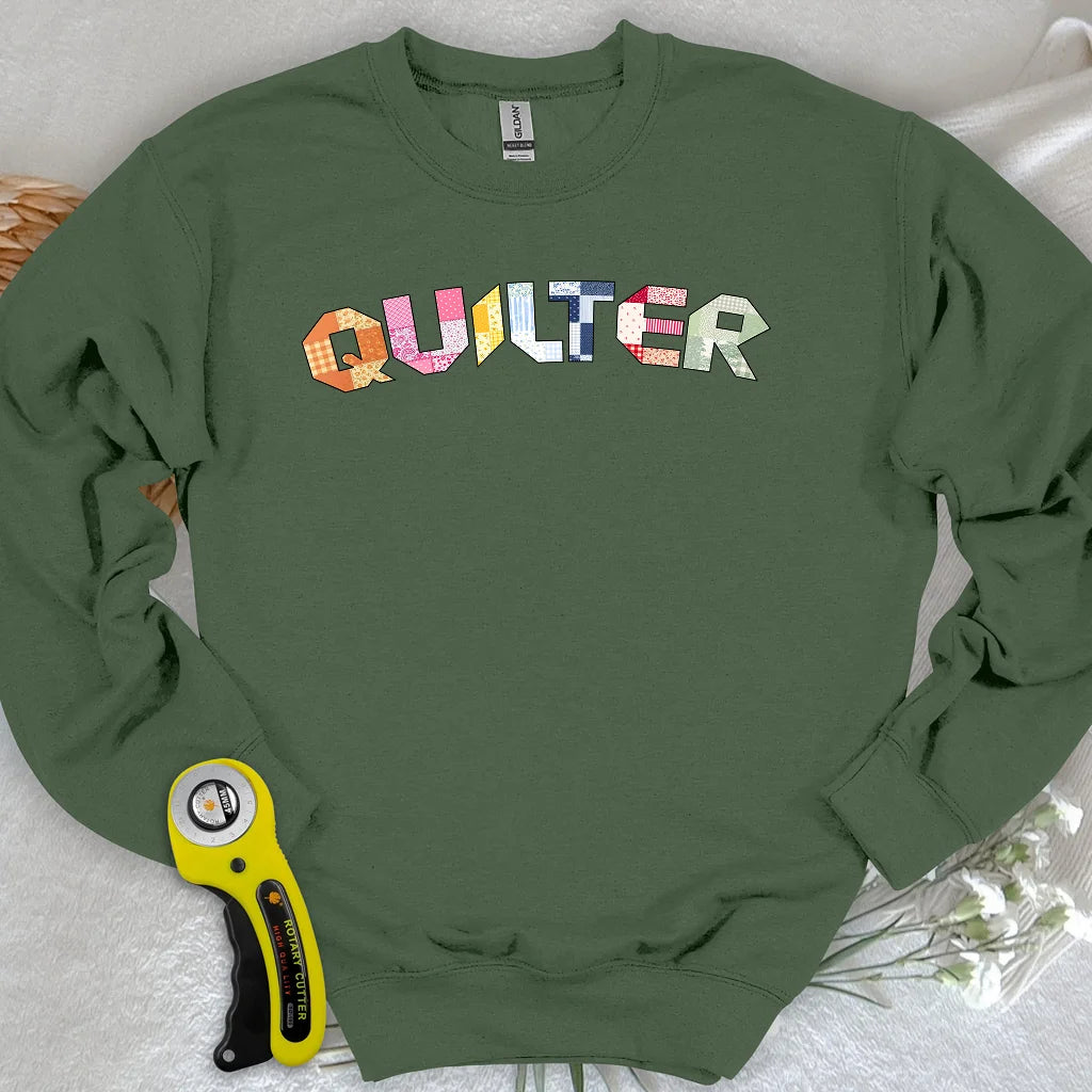 The Quilter's Studio Sampler Sweatshirt