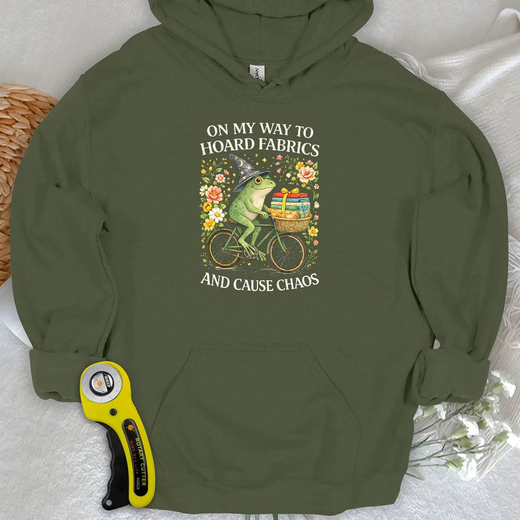Way To Hoard Fabric Hoodie