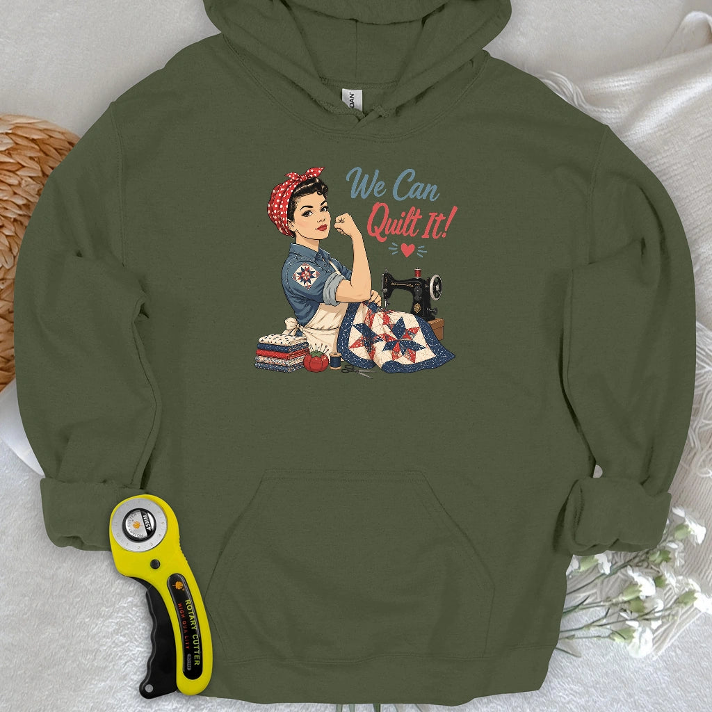 We Can Quilt It Hoodie