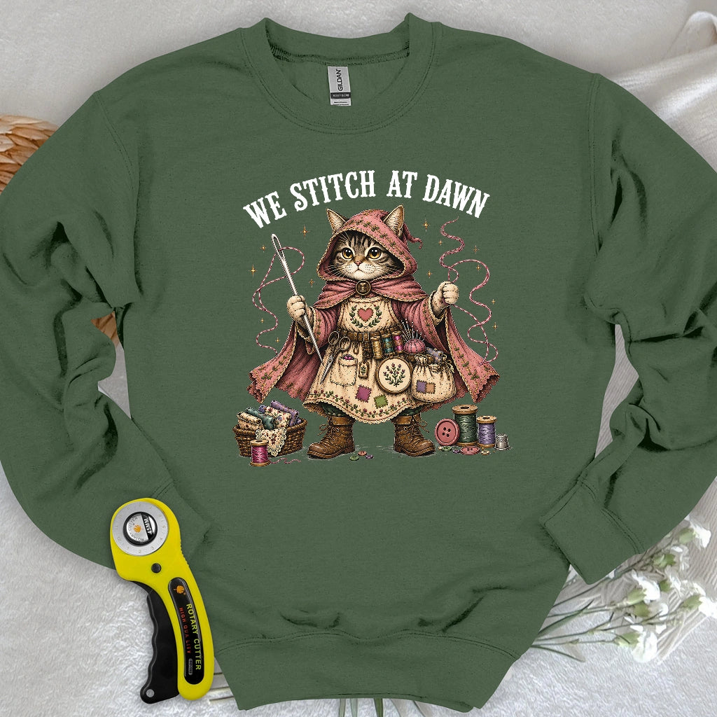 We Stitch At Dawn Sweatshirt