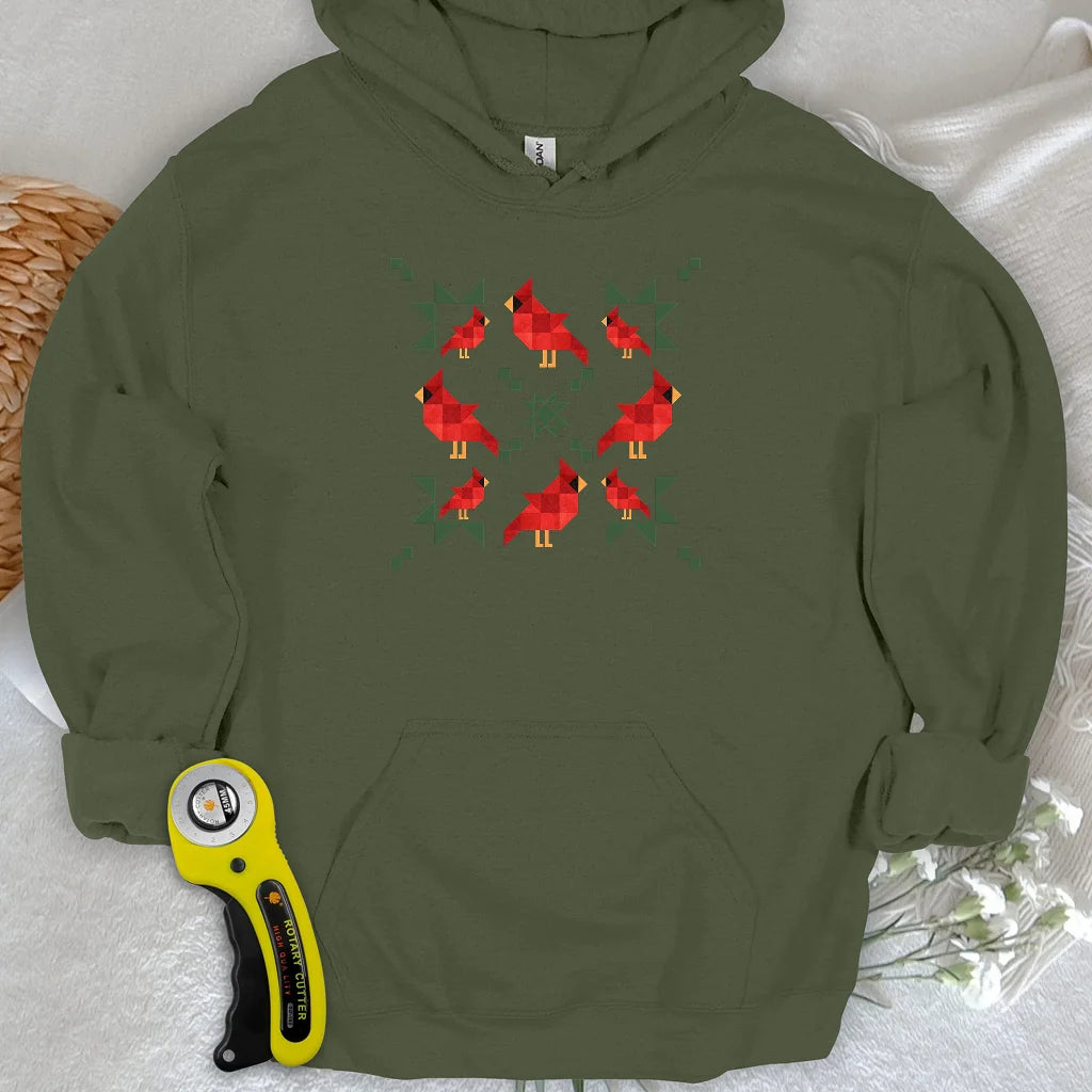Wenn Kardinäle erscheinen Kapuzenpullover