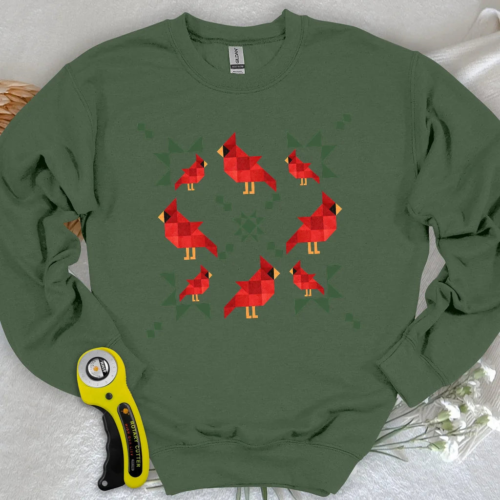 Wenn Kardinäle erscheinen Sweatshirt