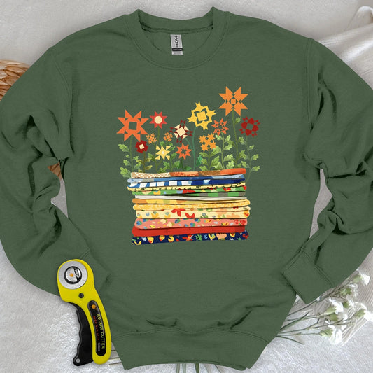 Where Quilts Bloom Sweatshirt