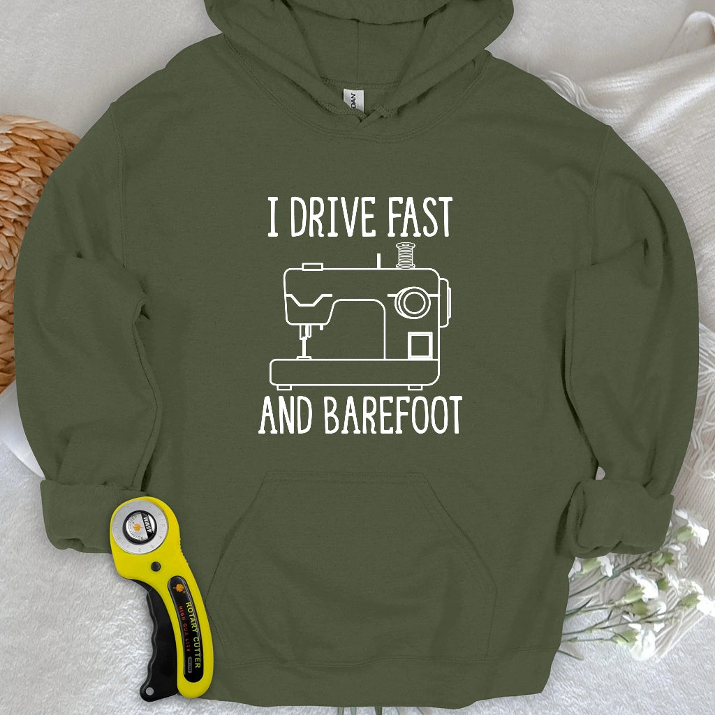 Drive Fast And Barefoot Hoodie