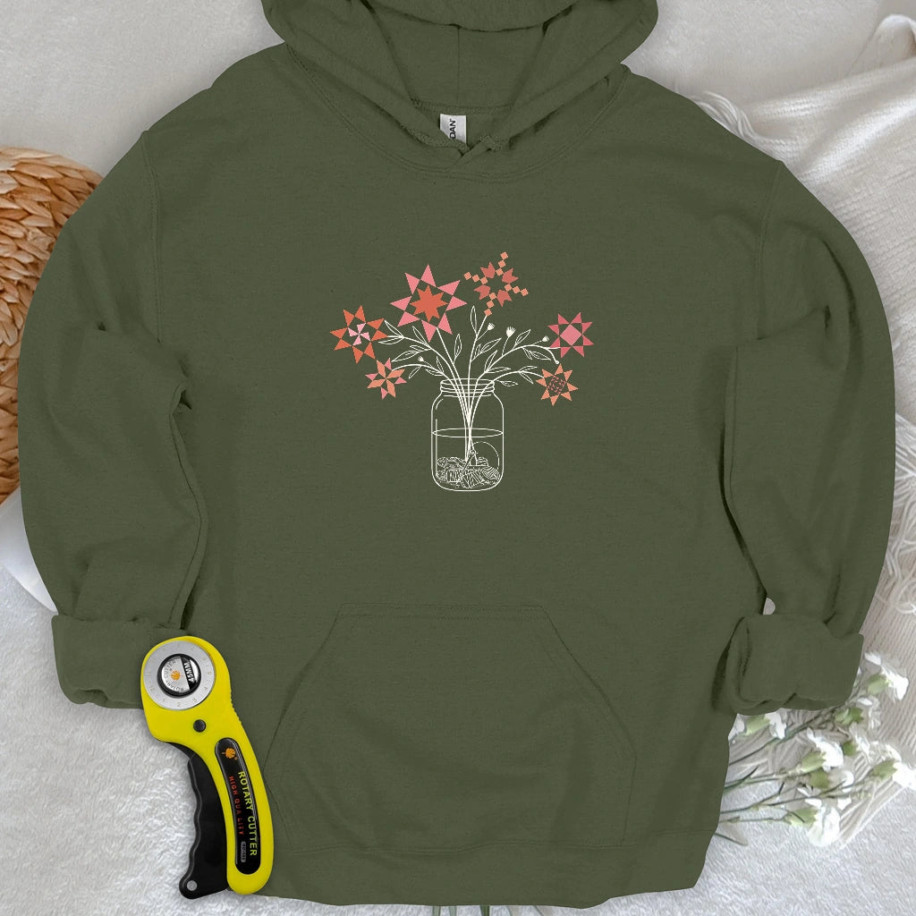 Patchwork Posy Jar Hoodie