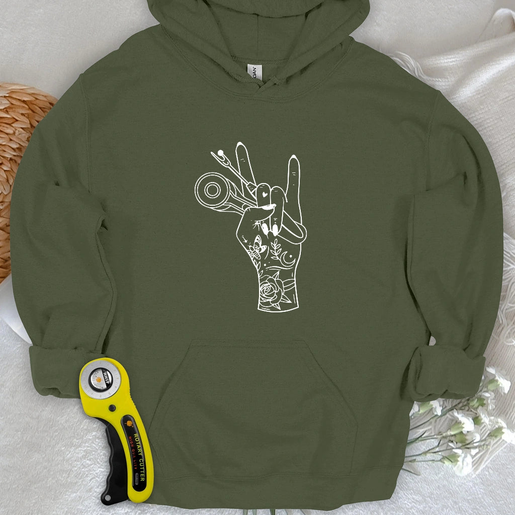 Sewing Rock Hoodie