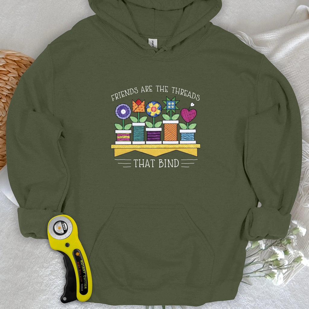 Spool Flowers Hoodie
