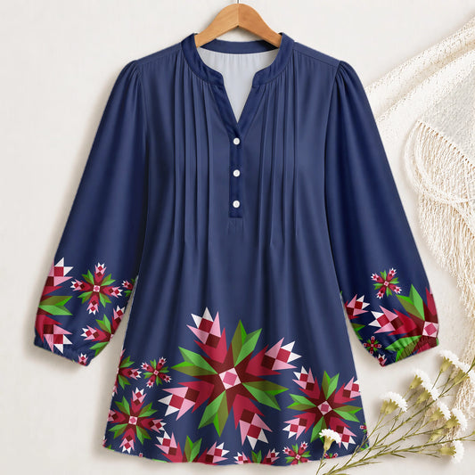 Holiday Star Blossom Blouse