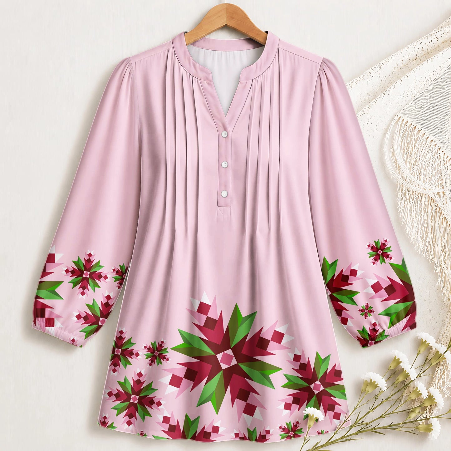 Holiday Star Blossom Blouse