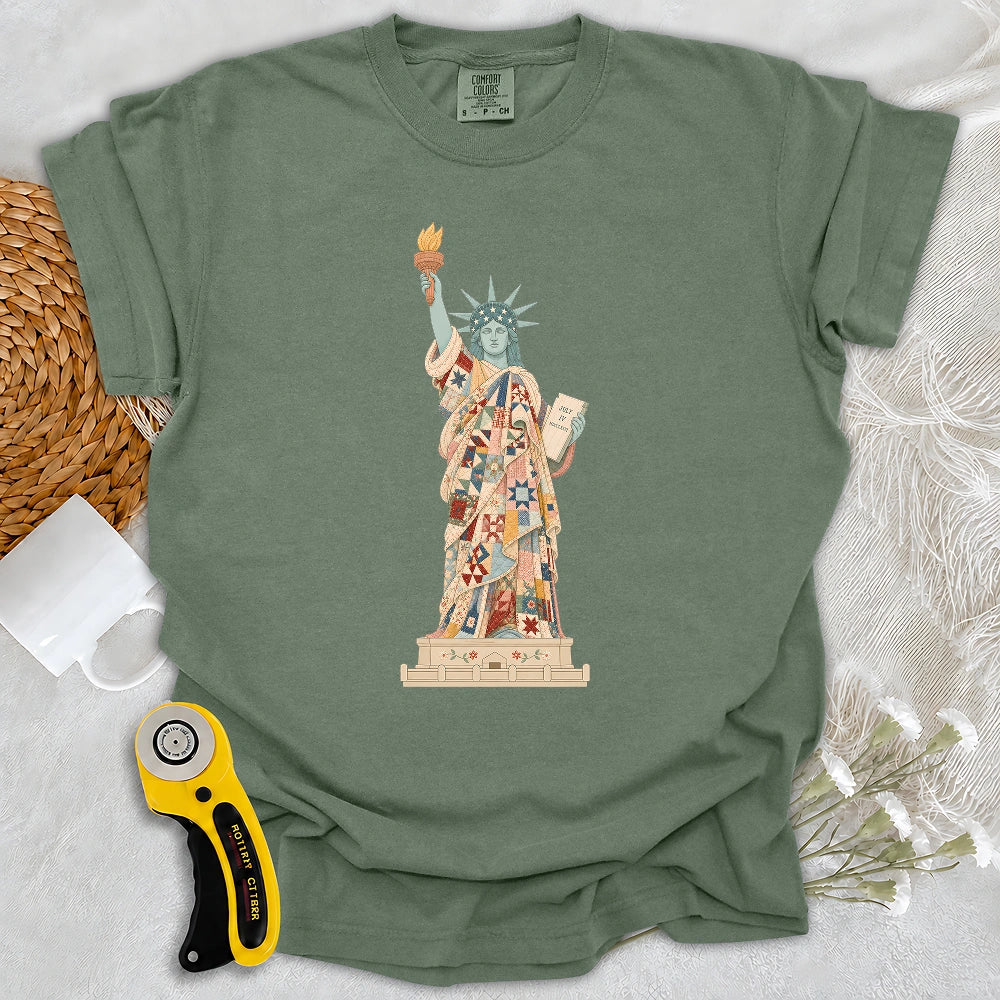 Comfort Colors Liberty Wrapped in Love T-shirt