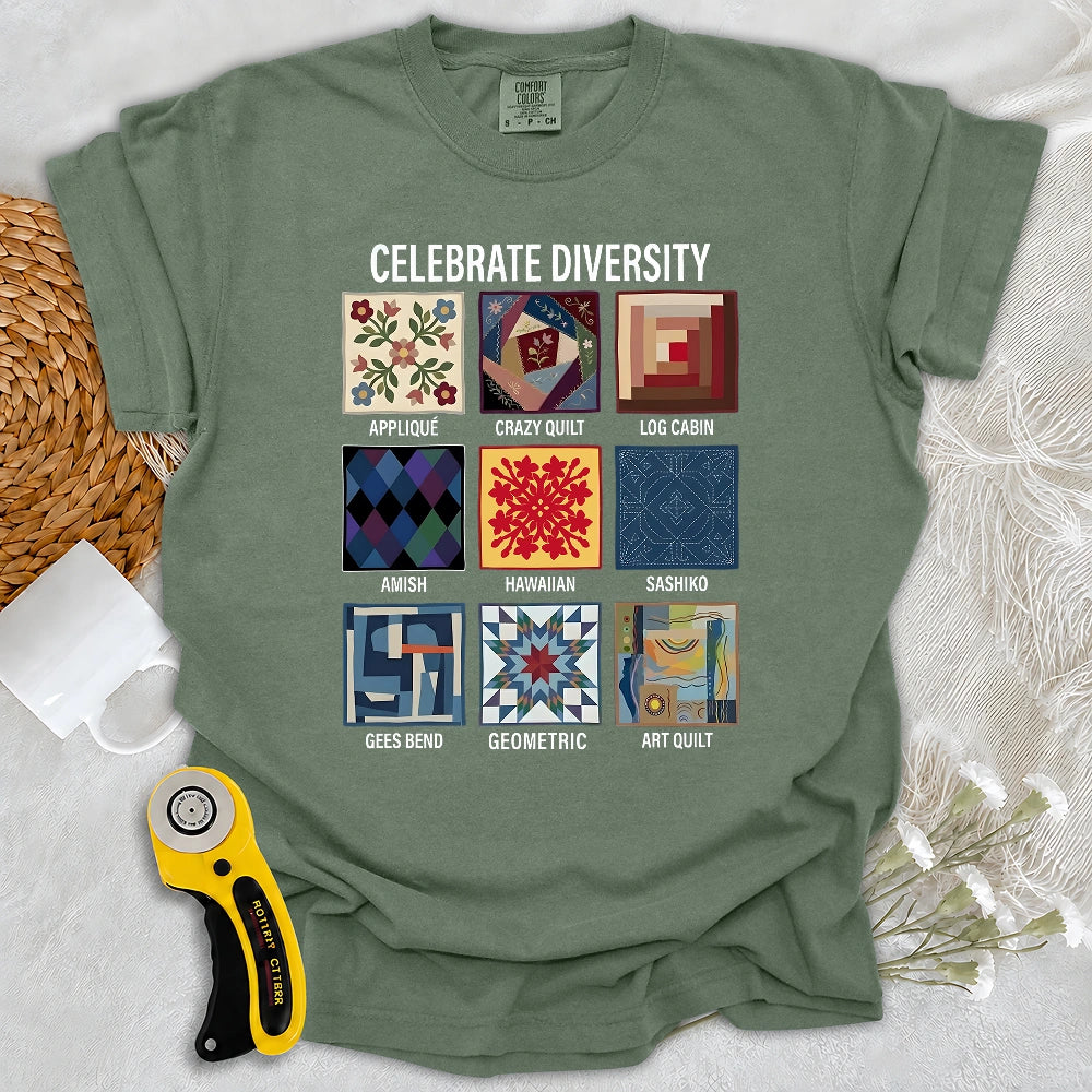 Comfort Colors Patchwork Diversity T-shirt