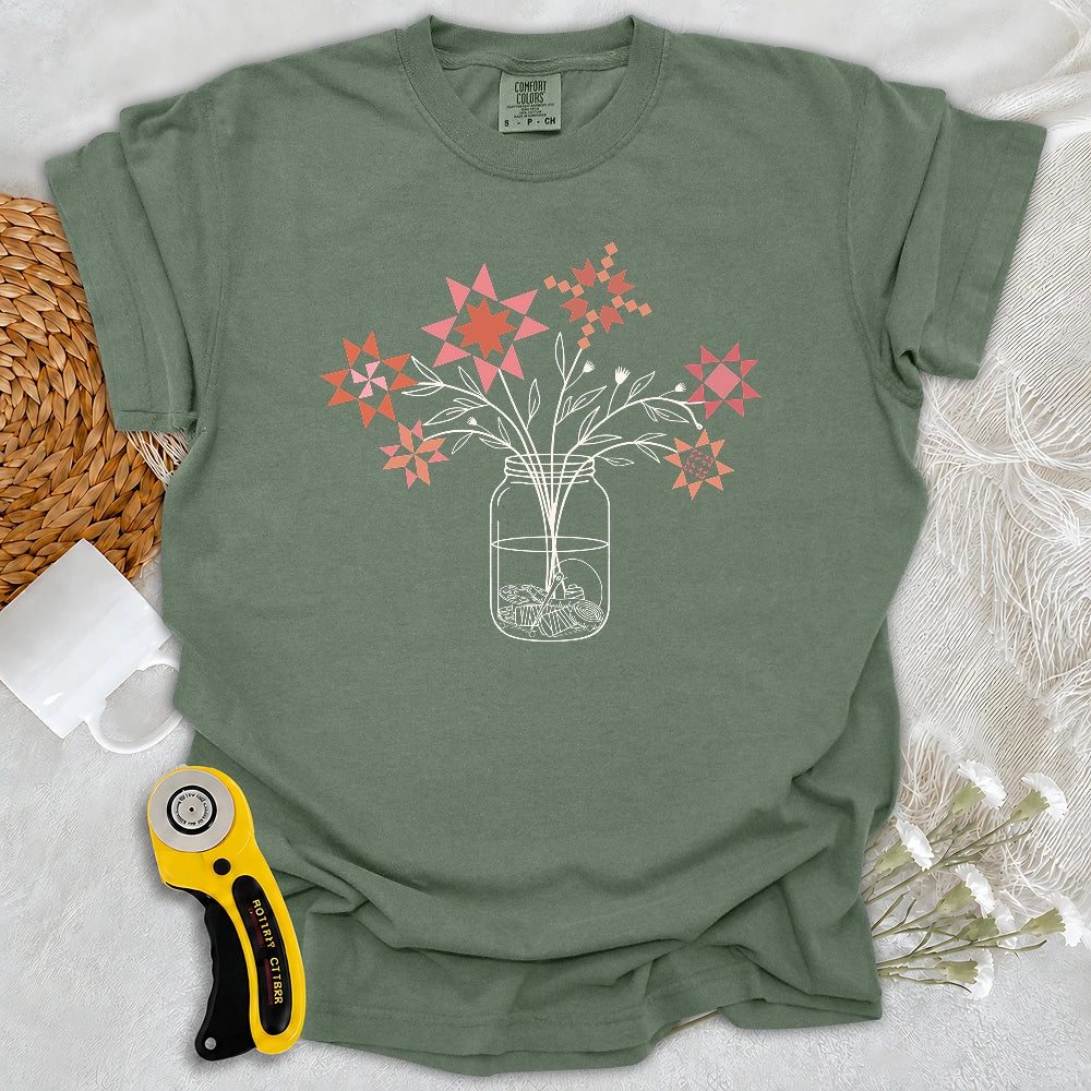 Comfort Colors Patchwork Posy Jar T-shirt