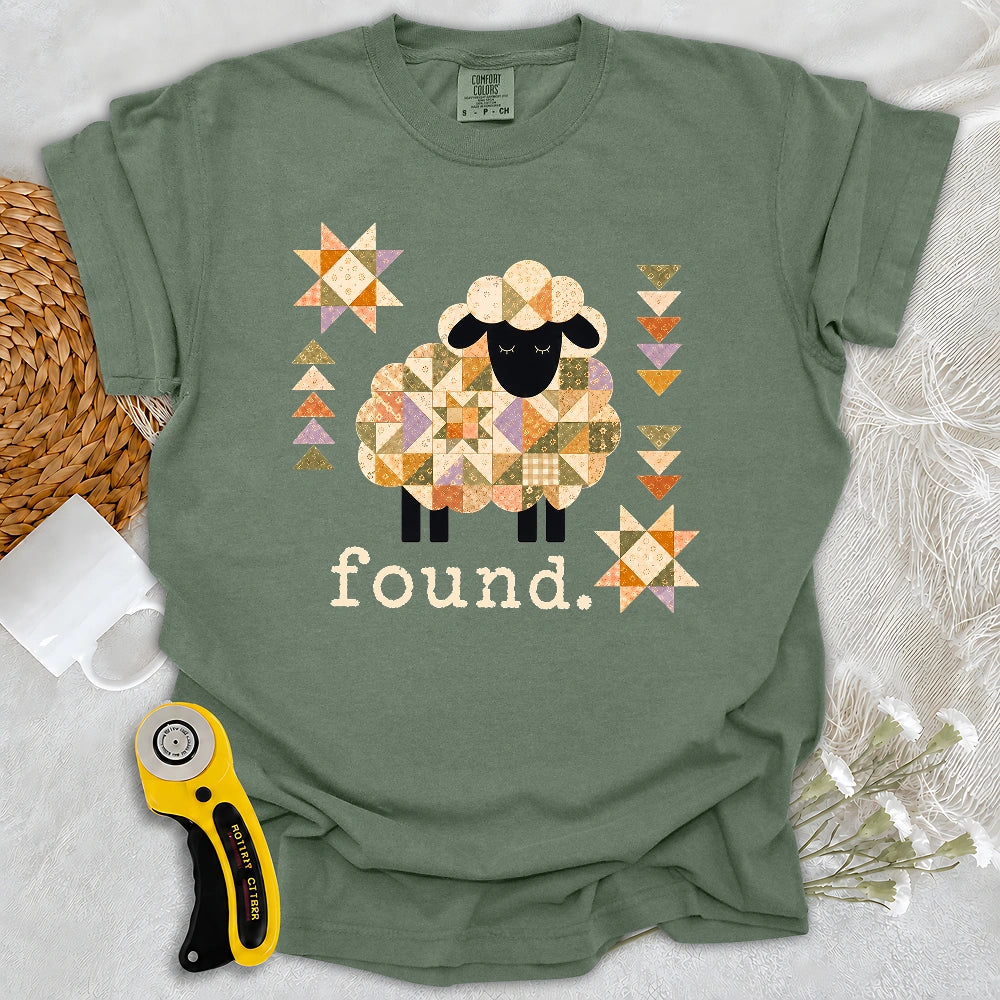 Comfort Colors Psalm 23 Patchwork Sheep T-shirt