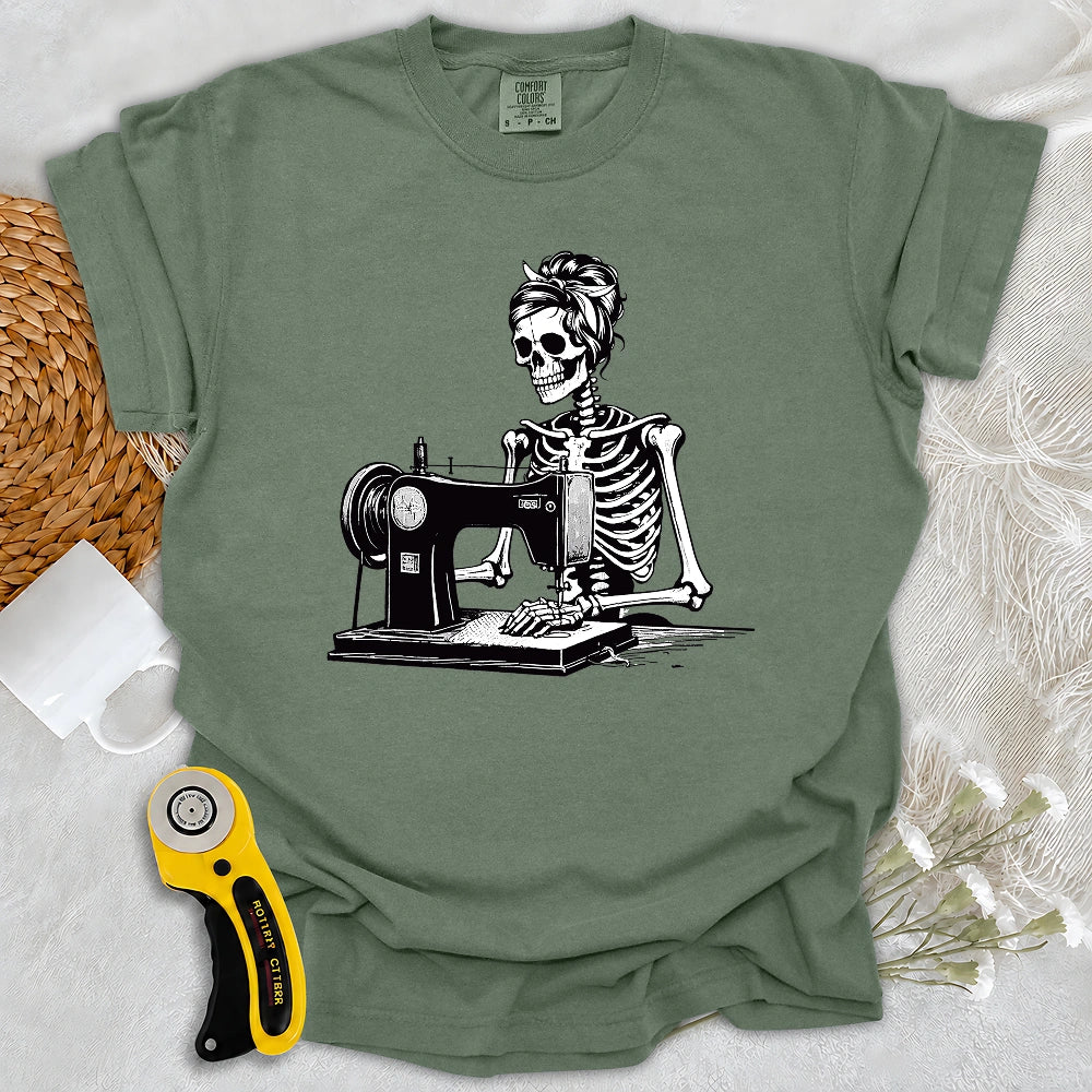 Comfort Colors Quilting Skeleton T-shirt