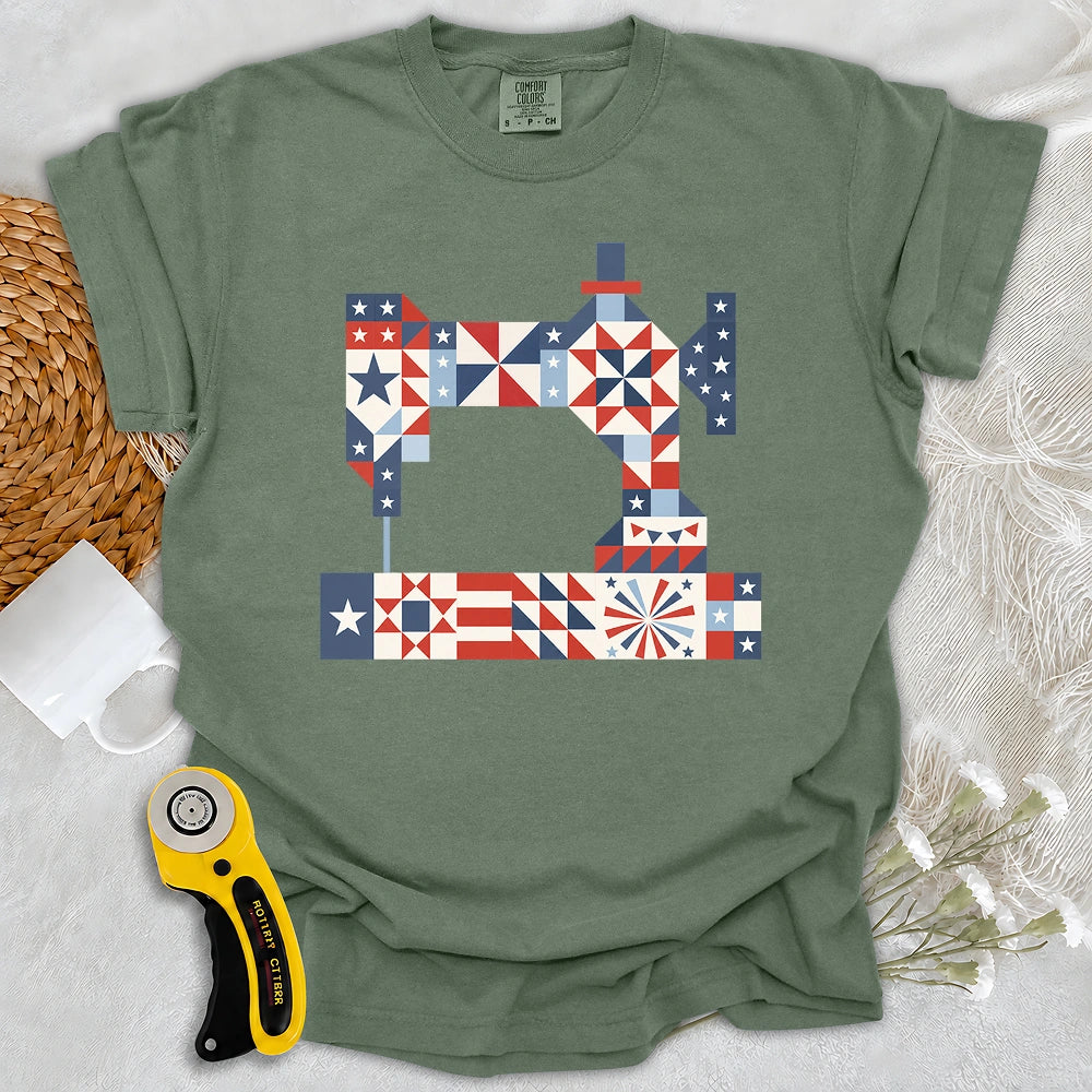 Comfort Colors Stars & Stitches Sewing T-shirt