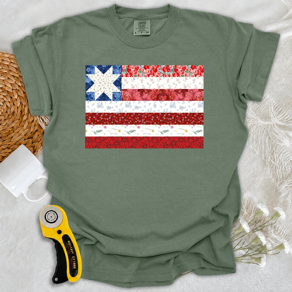 Comfort Colors USA Star Flag T-shirt