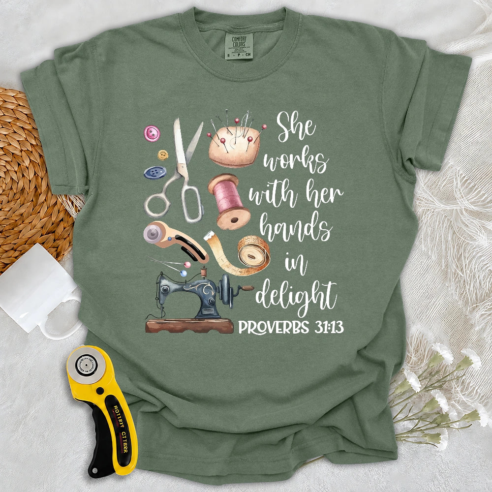 Comfort Colors Work In Delight T-shirt