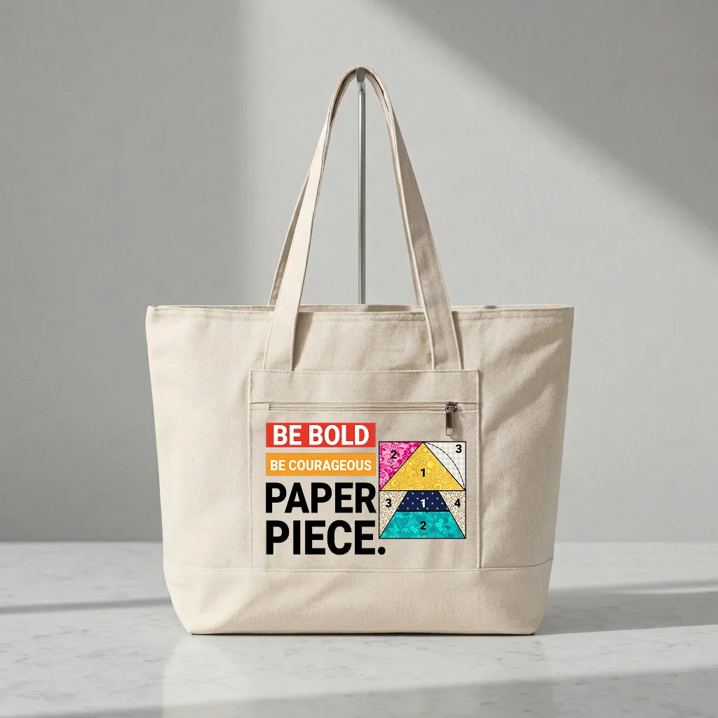 Courage to Paper Piece Tote