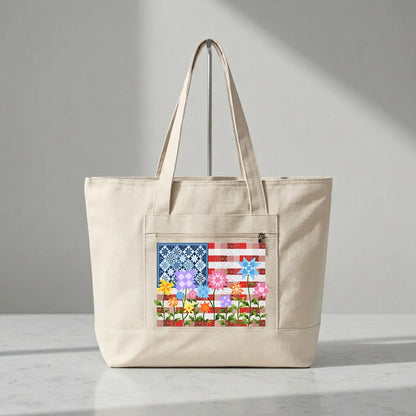 Stars, Stripes & Stitches Tote