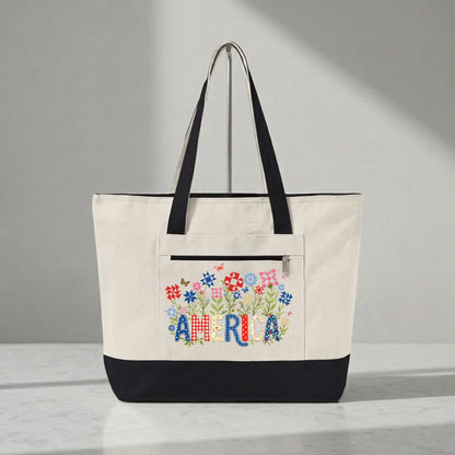 Appliqué America Tote