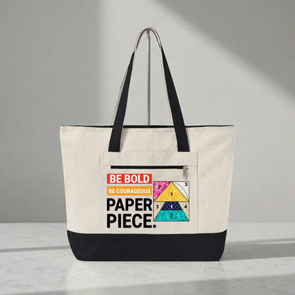 Courage to Paper Piece Tote