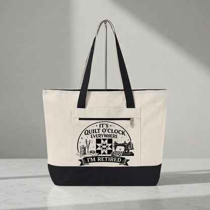 Retired Quilter Tote