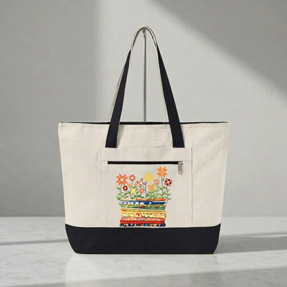 Where Quilts Bloom Tote