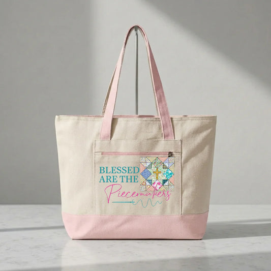 Blessed are the Piecemakers Tote