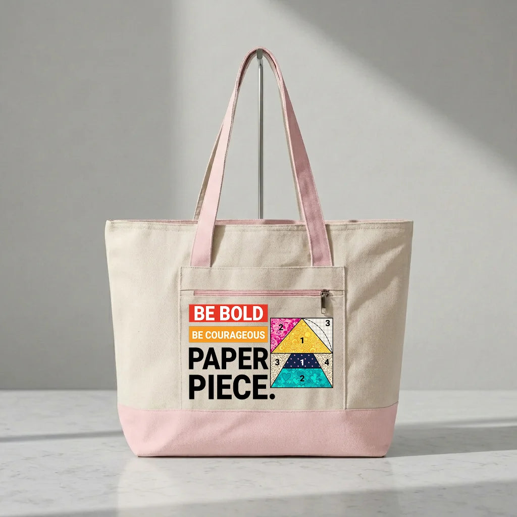 Courage to Paper Piece Tote